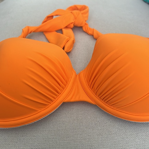 CUPSHE Halter Push Up Bikini Top with Underwire, Size M New w/o Tag - Picture 7 of 9